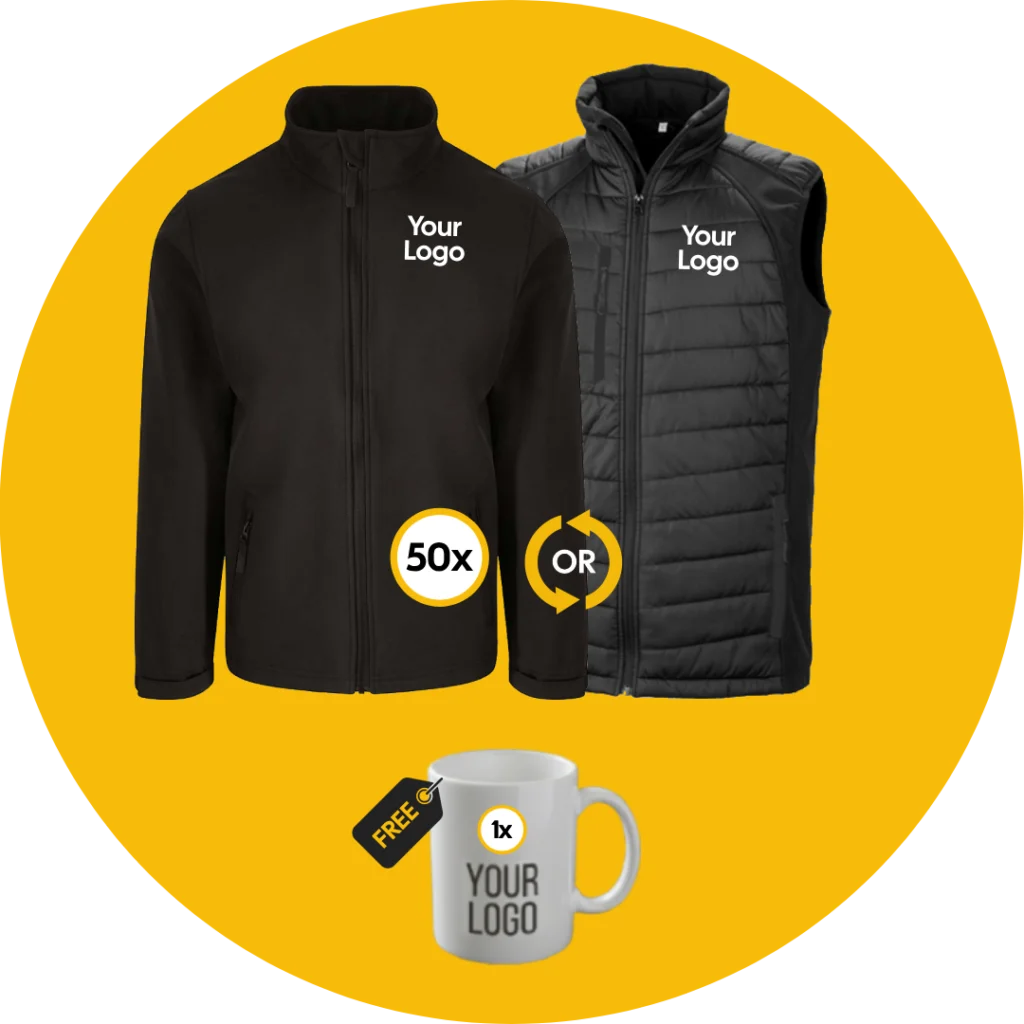 50 Softshell Jackets or Gilets Workwear Bundle