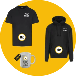 Pro RTX 8x T-Shirt + 4x Hoodie Pure