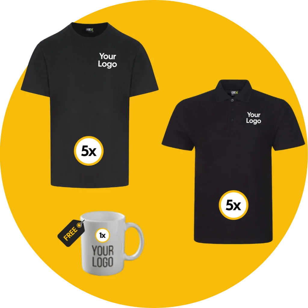 Pro RTX 5x Polo + 5x T-Shirt Pure