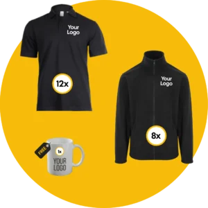 12/8 Man Fleece & Polo Kit