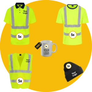 Hi-Vis Safety Starter (5 Polo + 5 T + 5 Vest)