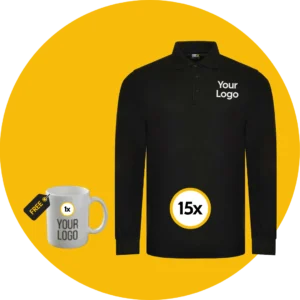 15x Long Sleeve Polo Bundle