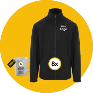 8x Fleece Jacket Bundle
