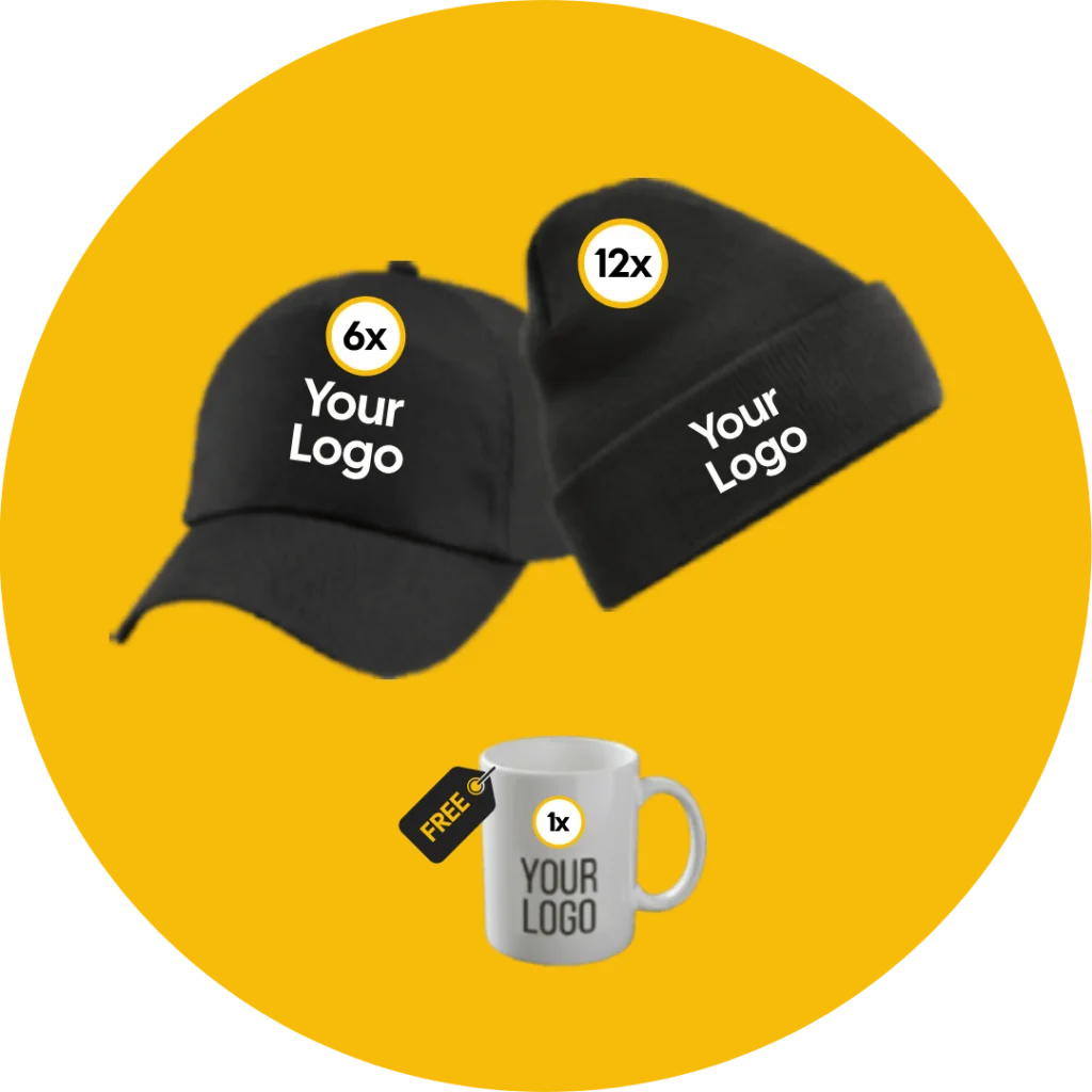 12x Beanie + 6x Cap Combo
