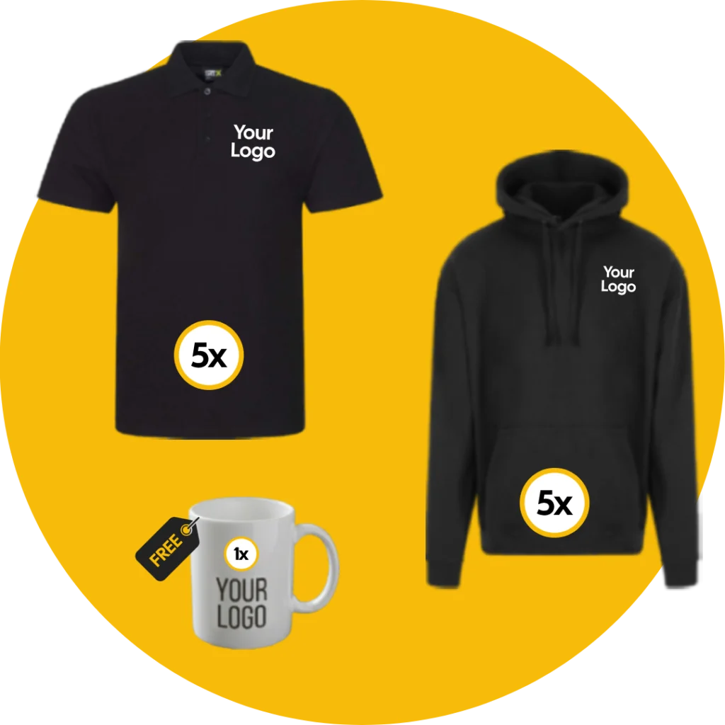 5x Polo and Hoody Bundle