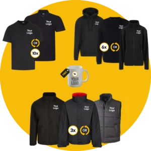 Pick n Mix Workwear Bundle with Free Logo Embroidery