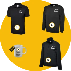 Uneek Single Worker Pack with Free Logo
