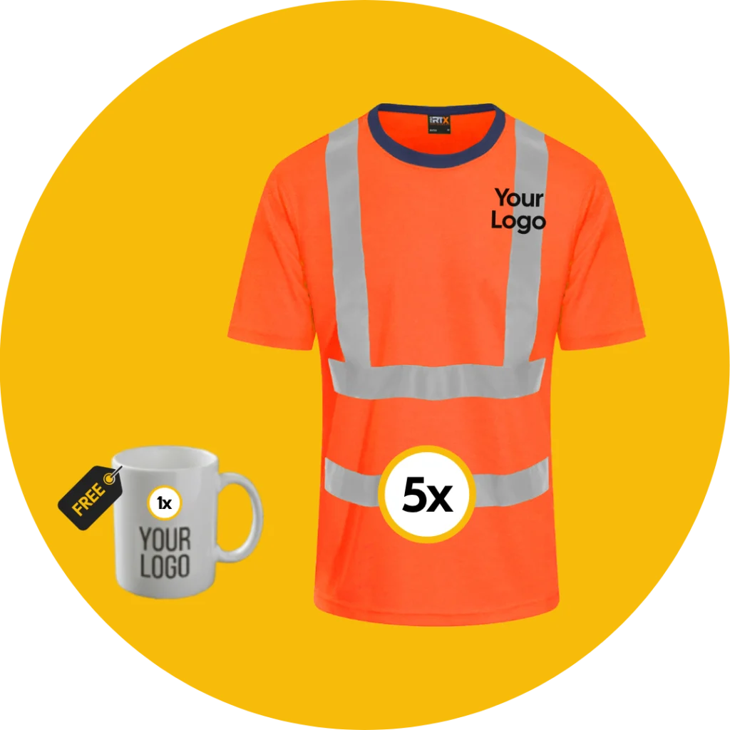 Hi Vis T-Shirt x25 Bundle Package