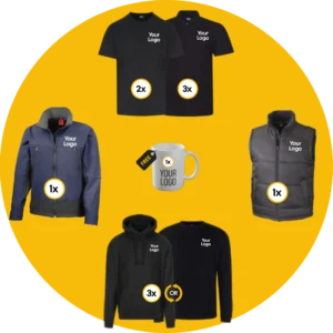Russell Premium Plus Workwear Package + Free Logo