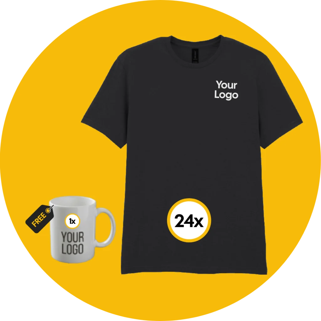 24x Printed Printed T-Shirts Bundle