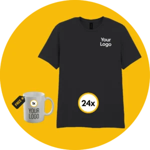 24x Printed Printed T-Shirts Bundle